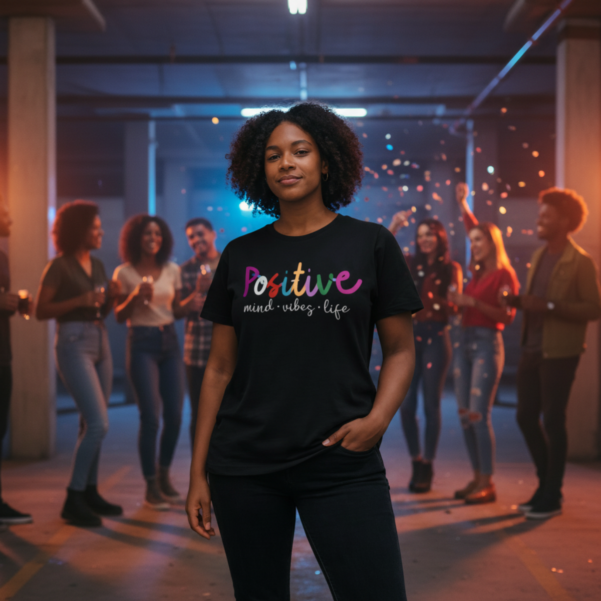 Positive Mind Vibes Life T-Shirt