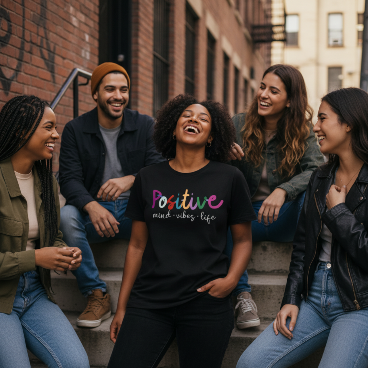 Positive Mind Vibes Life T-Shirt